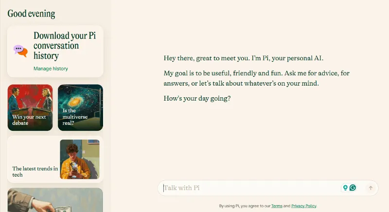 PI AI Review Key Features of PI AI